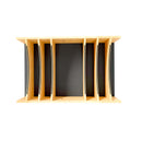 REV A SHELF : Craftsman Collection Solid Maple Adjustable Deep Drawer Divider Insert w/ Black Accents for 33”-36” Base Cabinet Drawers