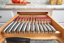 REV A SHELF : Wood Trim-to-Fit Knife Block Drawer Insert Organizer