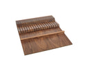 REV A SHELF : Walnut Trim-to-Fit Knife Block Drawer Insert Organizer