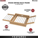 REV A SHELF : Wood Drying Rack - Frame Only