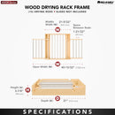 REV A SHELF : Wood Drying Rack - Frame Only