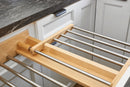 REV A SHELF : Wood Drying Rack w/ BLUM Soft-Close Slides