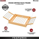 REV A SHELF : Wood Drying Rack - Frame Only