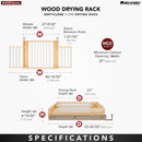 REV A SHELF : Wood Drying Rack w/ BLUM Soft-Close Slides