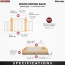 REV A SHELF : Wood Drying Rack w/ BLUM Soft-Close Slides