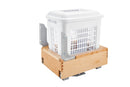 REV A SHELF : Wood Vanity Bottom Mount Hamper w/ Soft-Close/Open
