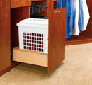 REV A SHELF : Wood Vanity Bottom Mount Hamper w/ Soft-Close/Open
