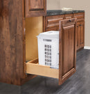 REV A SHELF : Wood Vanity Bottom Mount Hamper w/ Soft-Close