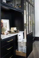 REV A SHELF : Wood Vanity Bottom Mount Hamper w/ Soft-Close