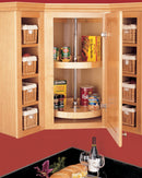 REV A SHELF : Wood Full-Circle 2-Shelf Lazy Susans for Corner Wall Cabinets