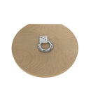 REV A SHELF : Wood D-Shaped Lazy Susans for Corner Base Cabinets w/Swivel bearing