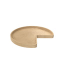 REV A SHELF : Wood Kidney-Shaped Lazy Susans for Corner Base Cabinets w/Swivel bearing