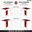 REV A SHELF : Maple Single-Tier Girasolo w/ Soft-Close for 18” Left Door/Blind Right Corner Cabinets