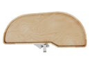 REV A SHELF : Maple Single-Tier Girasolo w/Soft-Close for 18” Right Door/Blind Left Corner Cabinets