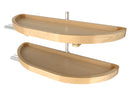 REV A SHELF : Wood 2-Shelf Blind Corner Pullout Organizers
