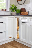 REV A SHELF : Wood 2-Shelf Pie-Cut Lazy Susans for Corner Base Cabinets