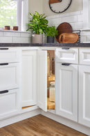 REV A SHELF : Wood 2-Shelf Pie-Cut Lazy Susans for Corner Base Cabinets