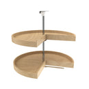 REV A SHELF : Wood 2-Shelf Pie-Cut Lazy Susans for Corner Base Cabinets