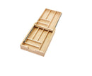 REV A SHELF : Wood Base Cabinet Two-Tier Replacement Drawer System (No Slides)