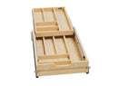 REV A SHELF : Wood Base Cabinet Two-Tier Replacement Drawer System w/ Soft-Close