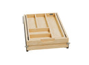 REV A SHELF : Wood Base Cabinet Two-Tier Replacement Drawer System w/ Soft-Close
