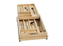 REV A SHELF : Wood Base Cabinet Two-Tier Replacement Drawer System w/ Soft-Close