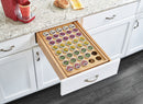 REV A SHELF : Wood Base Cabinet Two-Tier K-Cup Replacement Drawer System w/ Soft-Close