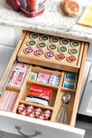 REV A SHELF : Wood Base Cabinet Two-Tier K-Cup Replacement Drawer System w/ Soft-Close