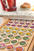 REV A SHELF : Wood Base Cabinet Two-Tier K-Cup Replacement Drawer System w/ Soft-Close