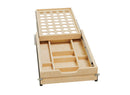 REV A SHELF : Wood Base Cabinet Two-Tier K-Cup Replacement Drawer System w/ Soft-Close