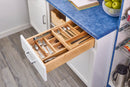 REV A SHELF : Wood Base Cabinet Two-Tier Replacement Drawer System w/ Soft-Close