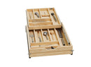 REV A SHELF : Wood Base Cabinet Two-Tier Replacement Drawer System w/ Soft-Close
