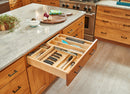 REV A SHELF : Wood Base Cabinet Two-Tier Replacement Drawer System (No Slides)