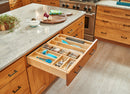 REV A SHELF : Wood Base Cabinet Two-Tier Replacement Drawer System w/ Soft-Close