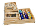 REV A SHELF : Wood Base Cabinet Two-Tier Replacement Drawer System w/ Soft-Close