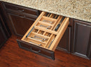 REV A SHELF : Wood Base Cabinet Two-Tier Replacement Drawer System (No Slides)