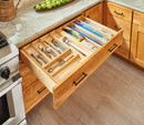 REV A SHELF : Wood Base Cabinet Two-Tier Replacement Drawer System (No Slides)