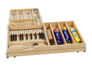 REV A SHELF : Wood Base Cabinet Two-Tier Replacement Drawer System w/ Soft-Close