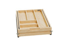 REV A SHELF : Wood Base Cabinet Two-Tier Replacement Drawer System w/ Soft-Close