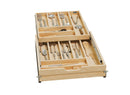 REV A SHELF : Wood Base Cabinet Two-Tier Replacement Drawer System w/ Soft-Close