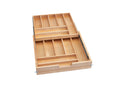 REV A SHELF : Wood Base Cabinet Two-Tier Replacement Drawer System w/ Soft-Close
