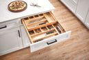 REV A SHELF : Wood Base Cabinet Two-Tier Replacement Drawer System w/ Soft-Close