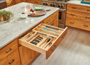 REV A SHELF : Wood Base Cabinet Two-Tier Replacement Drawer System (No Slides)