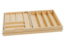 REV A SHELF : Wood Base Cabinet Two-Tier Replacement Drawer System (No Slides)