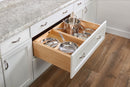 REV A SHELF : Wood Base Cabinet Two-Tier Replacement Deep Drawer System w/ Soft-Close