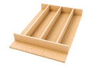 REV A SHELF : 13-1/4" x 19-1/2" Natural Maple Right Size Utensil Drawer Insert