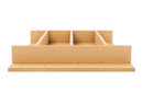 REV A SHELF : 13-1/4" x 19-1/2" Natural Maple Right Size Utensil Drawer Insert