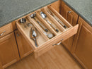 REV A SHELF : Wood Trim-to-Fit Utensil Drawer Insert Organizer