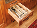 REV A SHELF : Wood Trim-to-Fit Utensil Drawer Insert Organizer