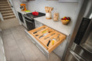 REV A SHELF : Wood Trim-to-Fit Utensil Drawer Insert Organizer